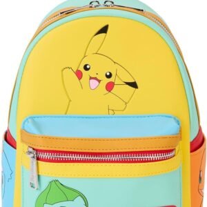 Mini sac à dos Pokemon Pikachu et Herbizarre