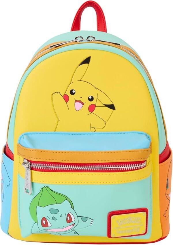 Mini sac à dos Pokemon Pikachu et Herbizarre