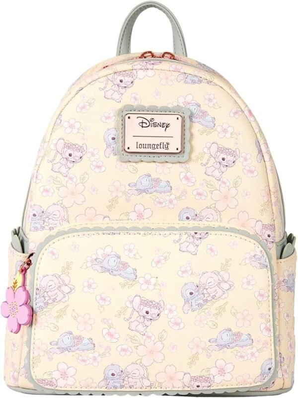 Mini sac à dos Stitch et Angel cerisier