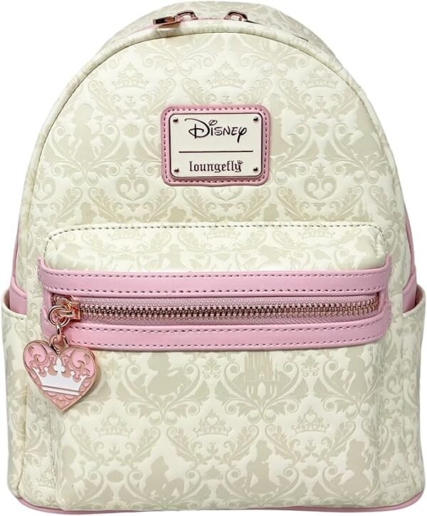 Sac Loungefly Princesses Disney Broderie Royale – Détails dorés et broderies élégantes