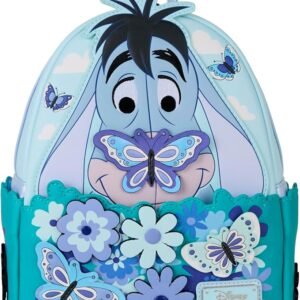Mini sac à dos Loungefly Bourriquet avec une fleur – Accessoire Disney tendre et apaisant